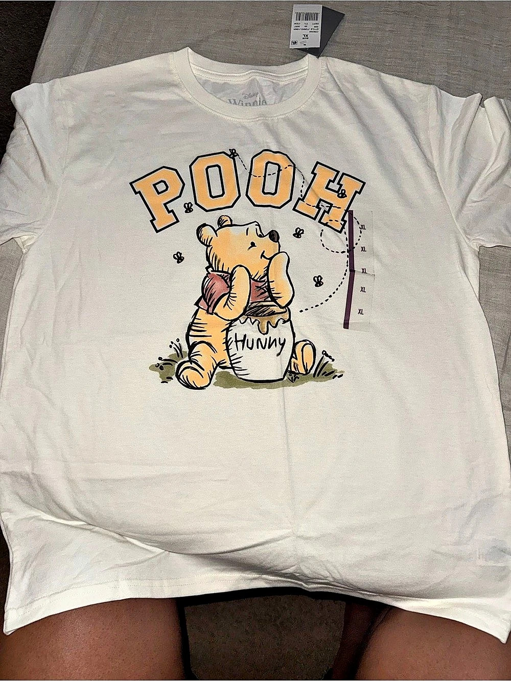 Disney Winnie the Pooh graphic tee and denim shorts set Graphic Tee & Denim